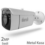 DORUK (DA-6235-S) 2MP 3.6MM 4IN1 SESLİ,UTC KONTROL, F1.2/0.03LUX,2D/3D NR ON METAL BULLET KAMERA
